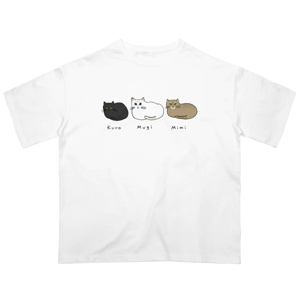 Hitorigaのutinoneko オーバーサイズTシャツ