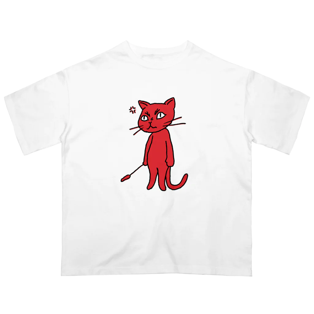 LONESOME TYPE ススの怒ネコ オーバーサイズTシャツ