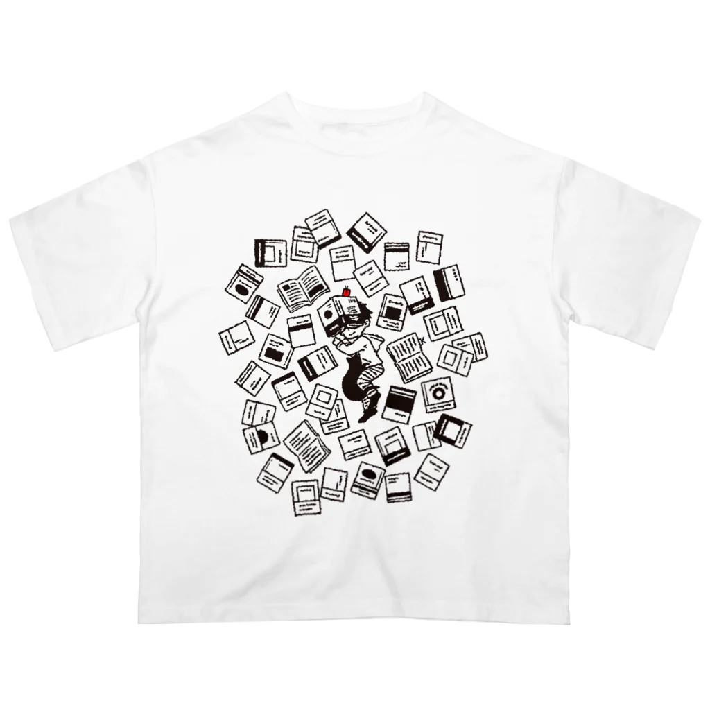 123izmの眠り読書 Oversized T-Shirt