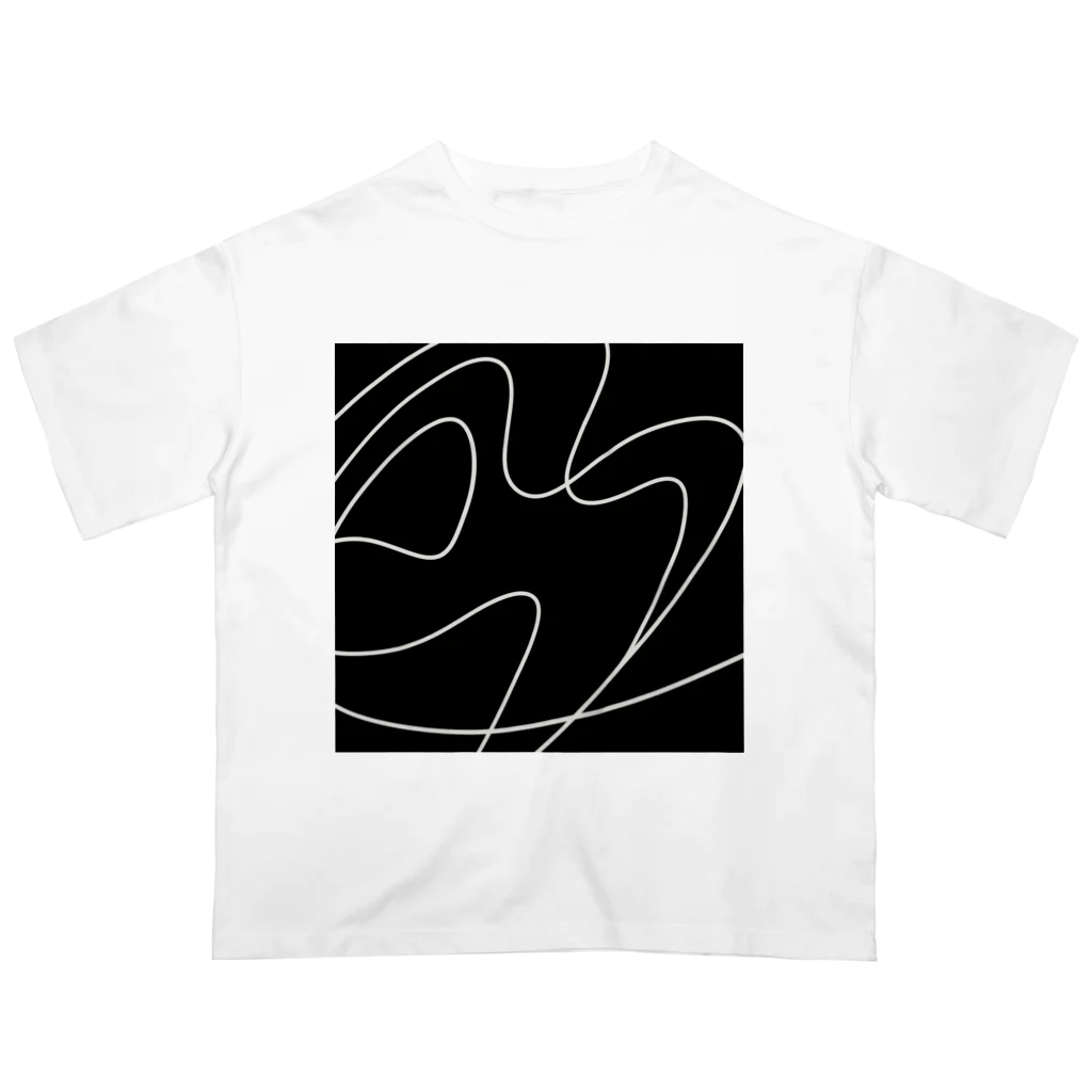 ﾄﾙｺﾞﾚのイヤホン　ドローイング Oversized T-Shirt