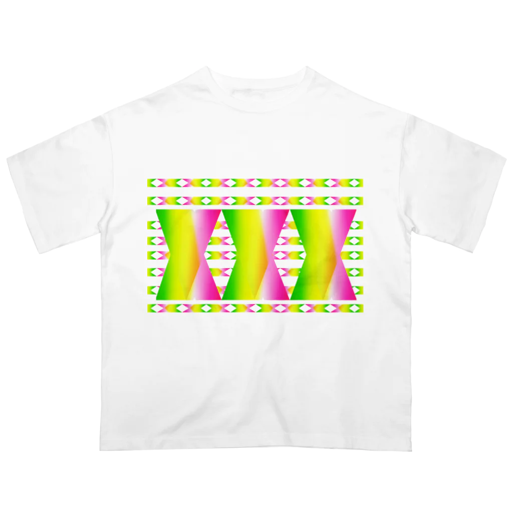 ✨🌈✨ユラクラカン🇯🇵 ✨🌈✨の🌸春色虹グラス🌈 Oversized T-Shirt