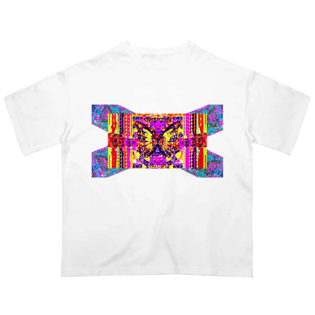 ✨🌈✨ユラクラカン🇯🇵 ✨🌈✨のメタモルフォーゼ🦋バタフライ Oversized T-Shirt