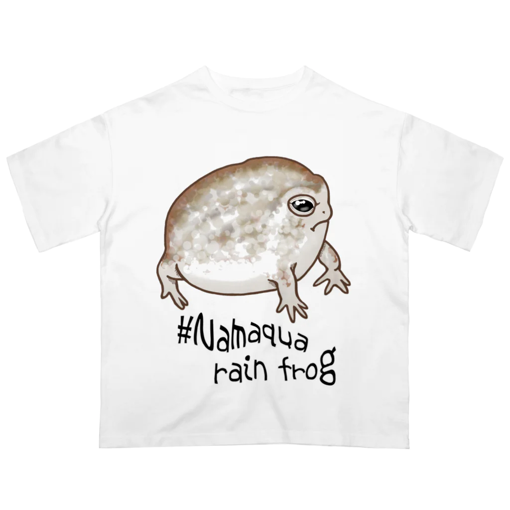 LalaHangeulのNamaqua rain frog(なまかふくらがえる) 英語バージョン Oversized T-Shirt