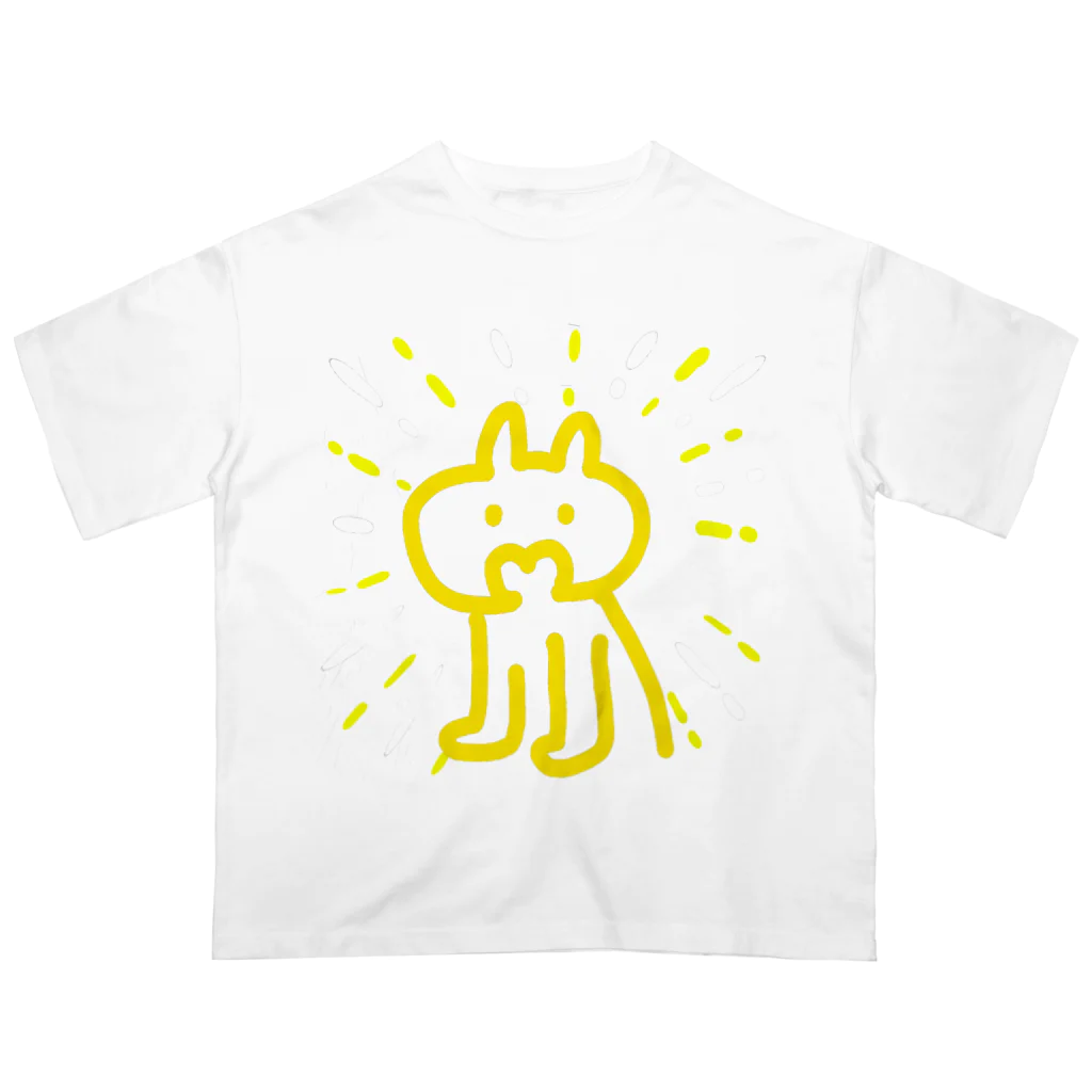 ✨🌈✨ユラクラカン🇯🇵 ✨🌈✨の🌈✨！何か閃いた猫さん！✨🌈 オーバーサイズTシャツ