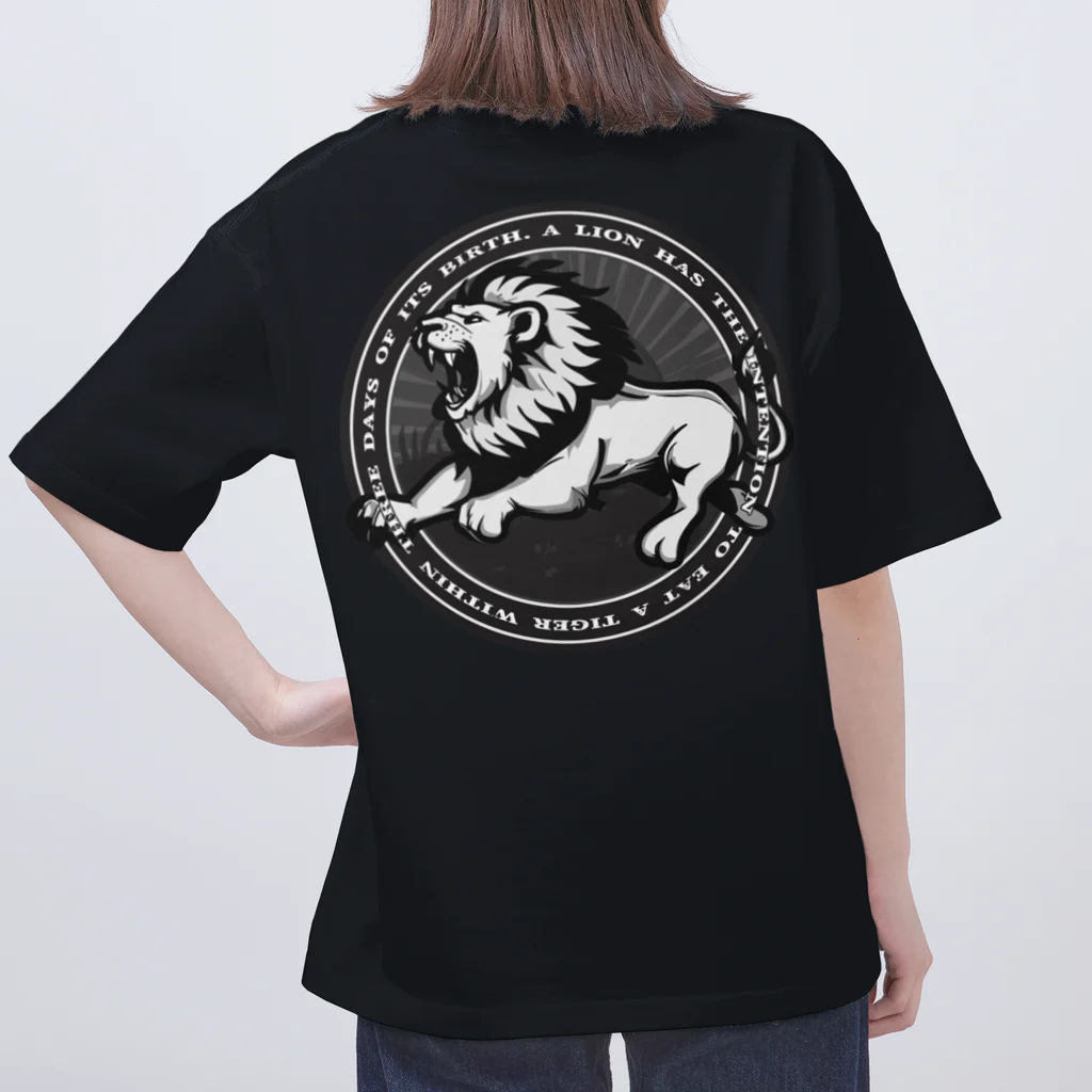 Ａ’ｚｗｏｒｋＳのLION IN A CIRCLE オーバーサイズTシャツ