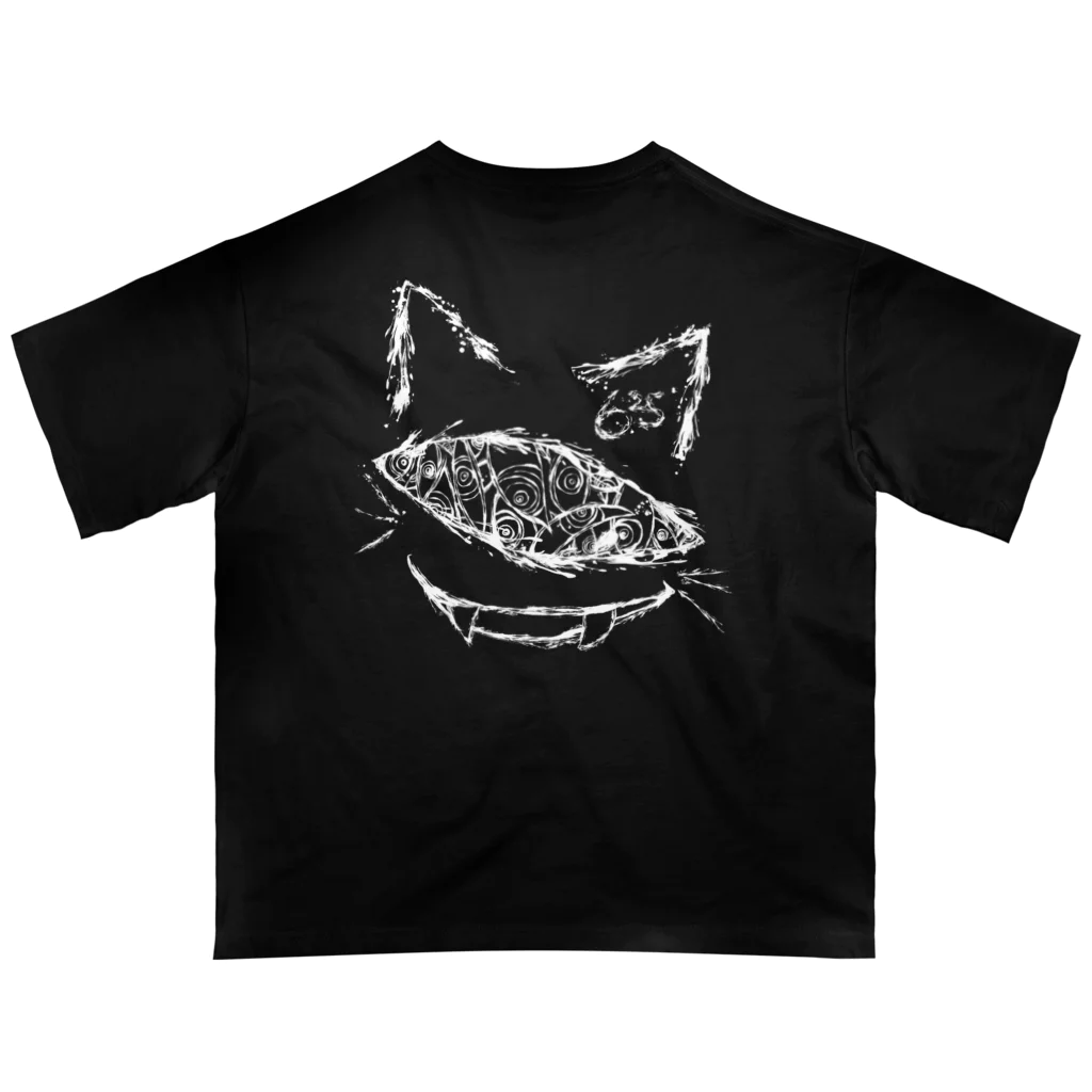 code:625の面玉猫Tシャツ オーバーサイズTシャツ