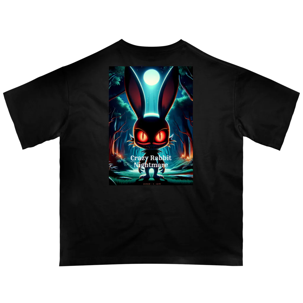 【Crazy Rabbit Nightmare】の【Crazy Rabbit Nightmare】 Oversized T-Shirt