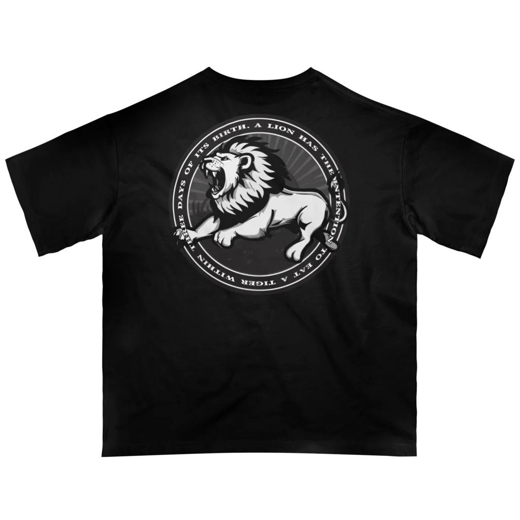 Ａ’ｚｗｏｒｋＳのLION IN A CIRCLE Oversized T-Shirt