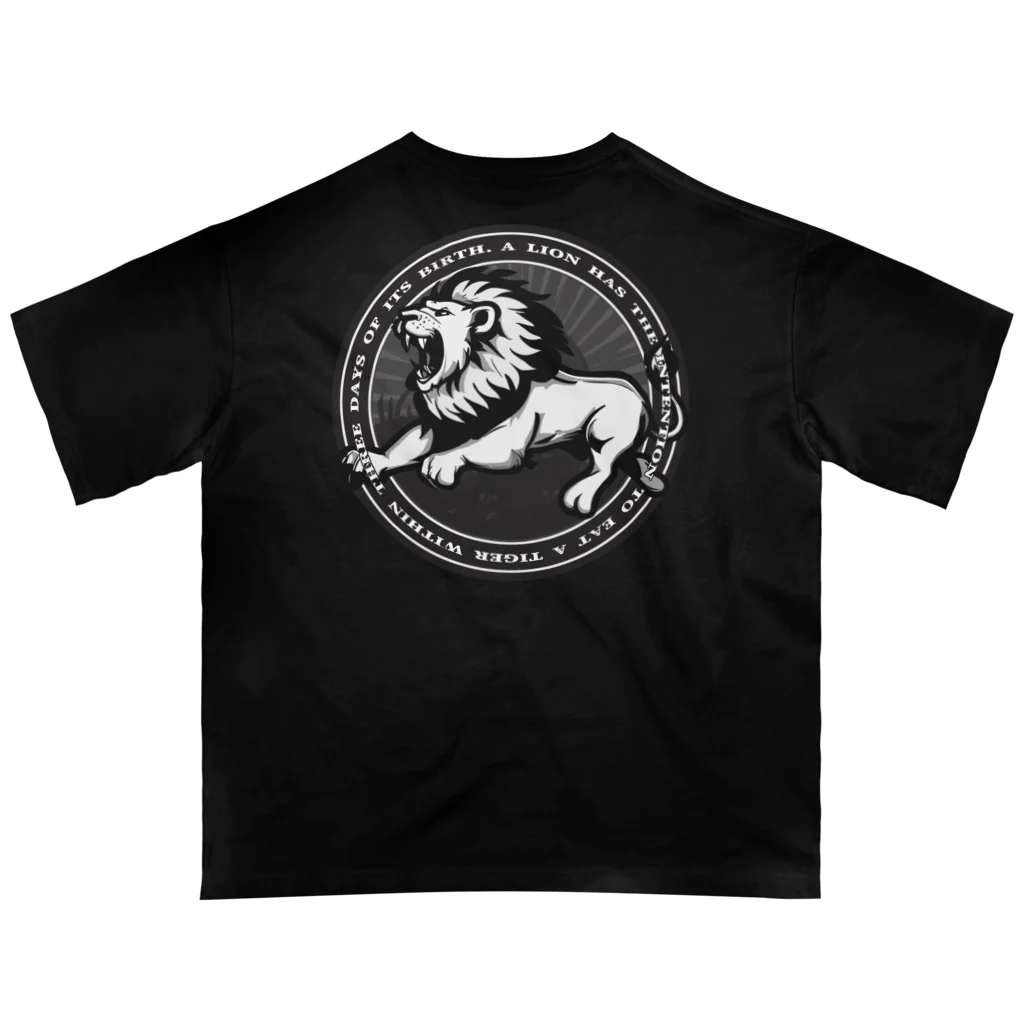 Ａ’ｚｗｏｒｋＳのLION IN A CIRCLE オーバーサイズTシャツ