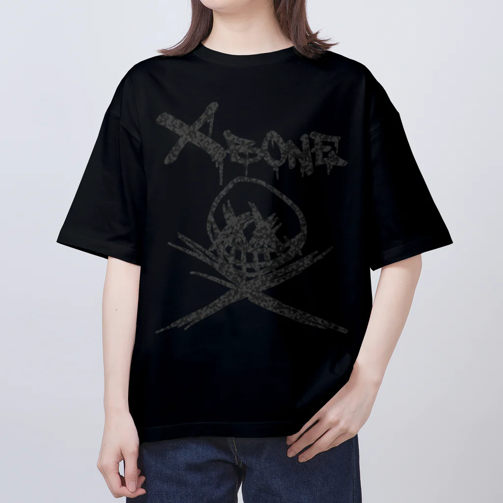 Ａ’ｚｗｏｒｋＳのRAKUGAKIXBONE BLKCAM オーバーサイズTシャツ