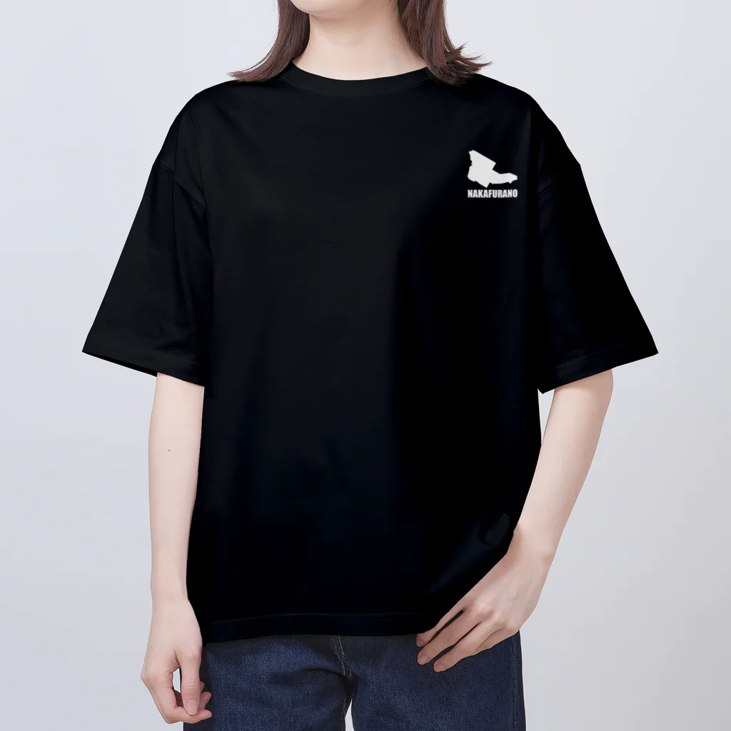 なかふらの屋さん【北海道中富良野町専門店】のNAKAFURANO ワンポイントロゴ 白/左胸ver. Oversized T-Shirt