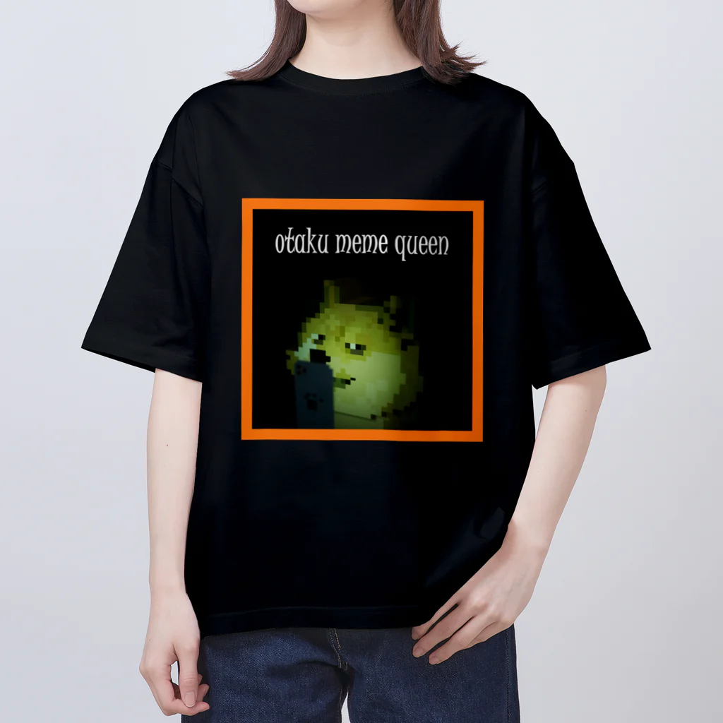 otaku meme queen Online Shopのotaku meme queen on 2 AM Doge オーバーサイズTシャツ
