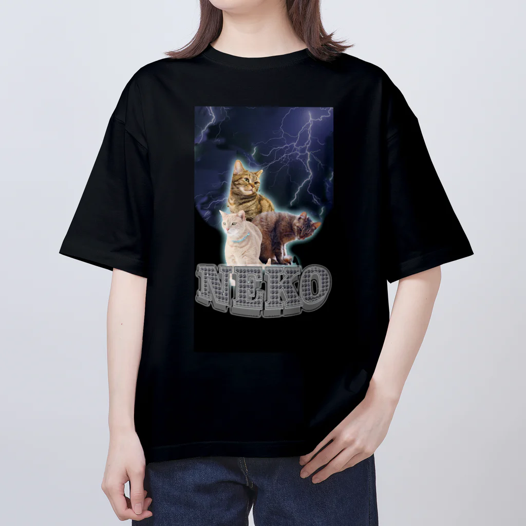 ulan_tokyoのneko オーバーサイズTシャツ