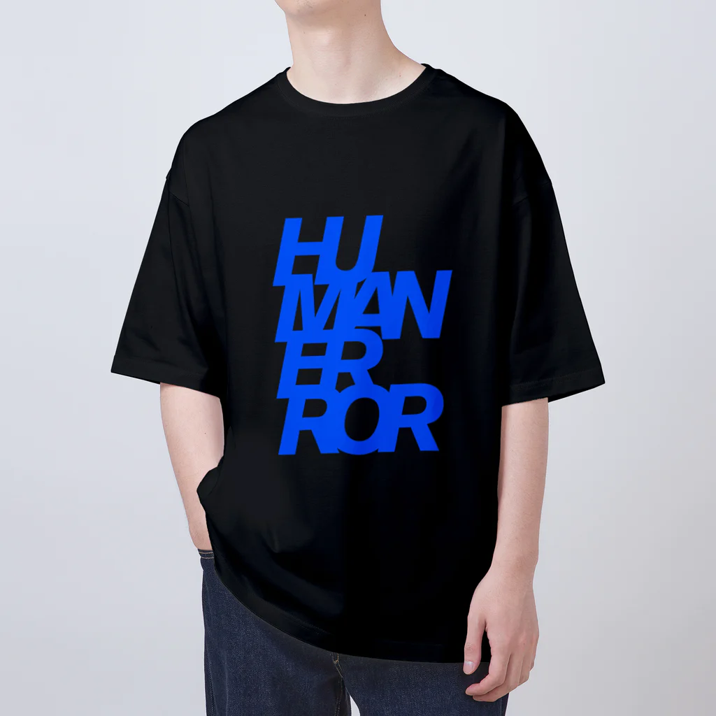 HUMANERRORのHUMANERROR BIG T BLUE Oversized T-Shirt