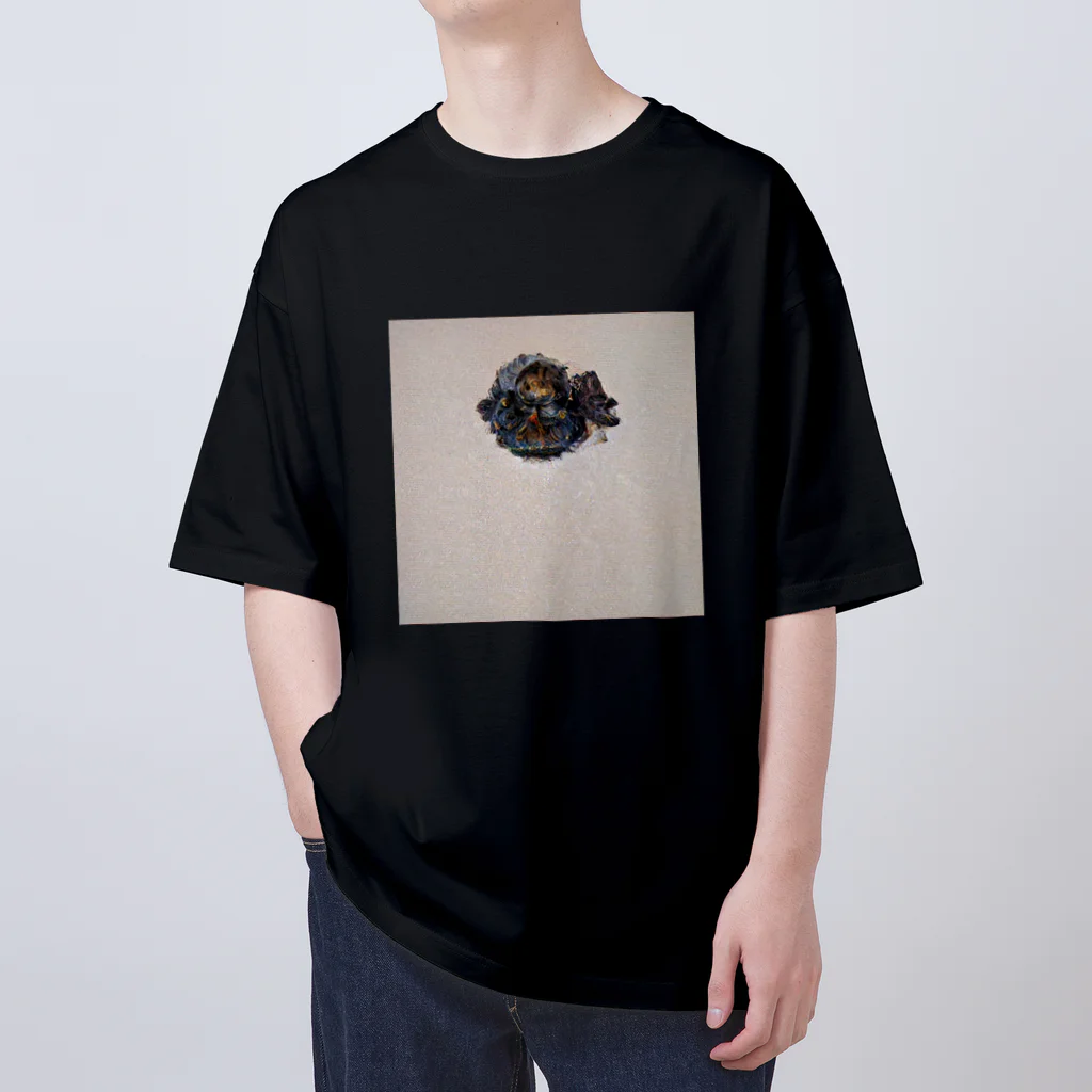 liquid1224の引波に沈むシャツ Oversized T-Shirt