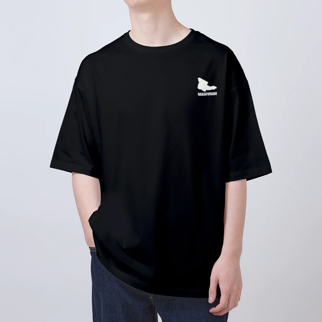 なかふらの屋さん【北海道中富良野町専門店】のNAKAFURANO ワンポイントロゴ 白/左胸ver. Oversized T-Shirt