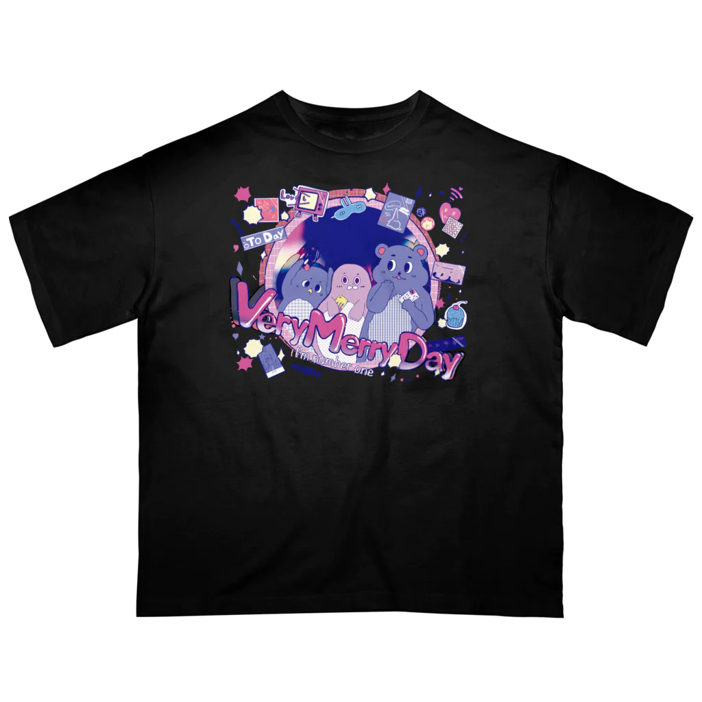 Charmeのリアニマル オーバーサイズTシャツ