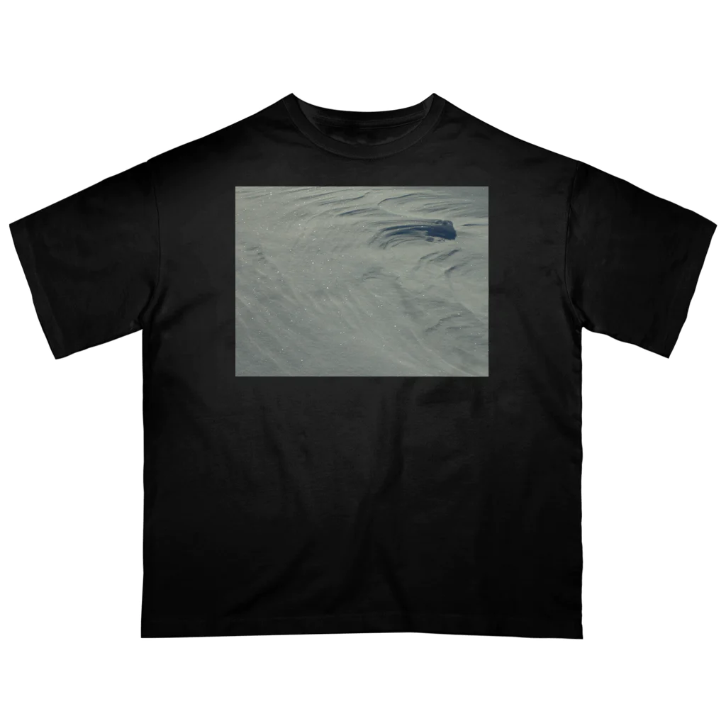 空屋　sorayakusakaの201602060941000 雪原の風紋 オーバーサイズTシャツ