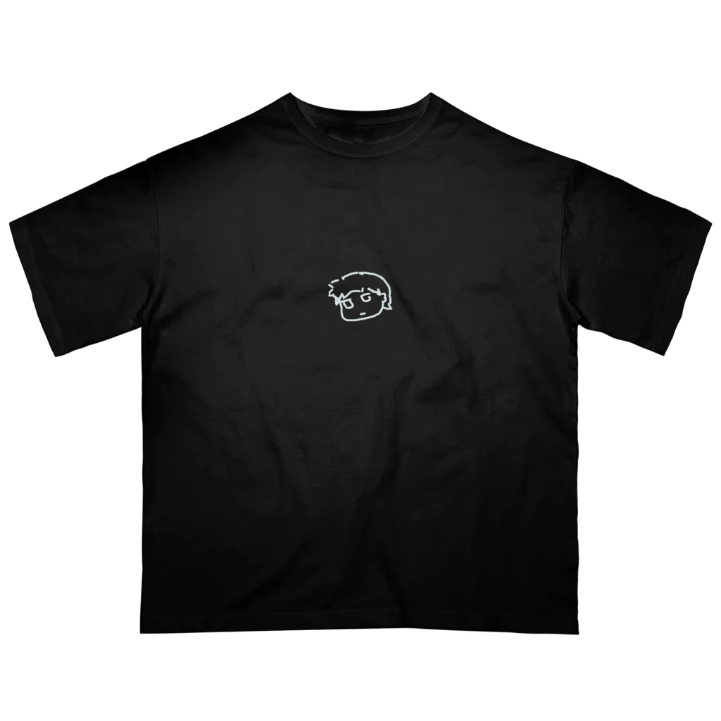 :Hiraeth:の(A)LONE GUY (BLACK T) オーバーサイズTシャツ