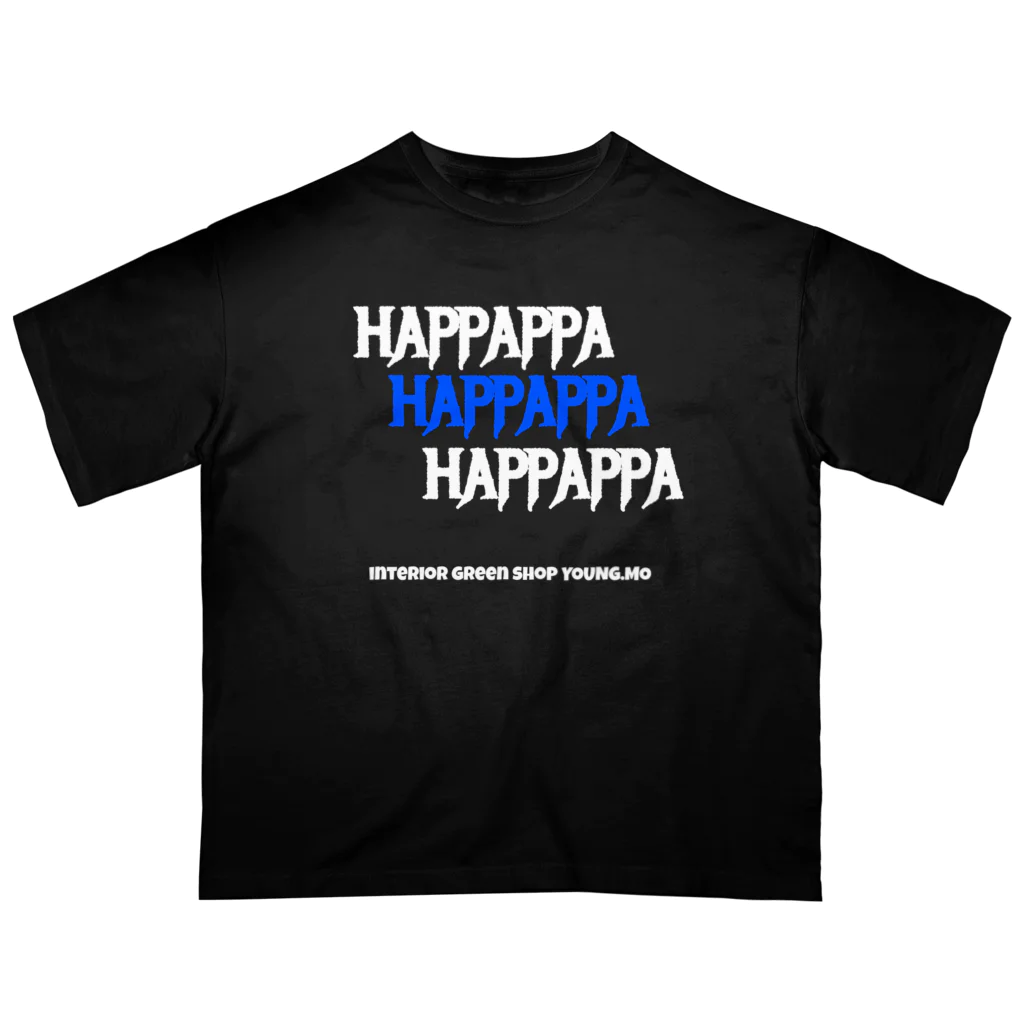 young.moのHAPPAPPA BLACK オーバーサイズTシャツ