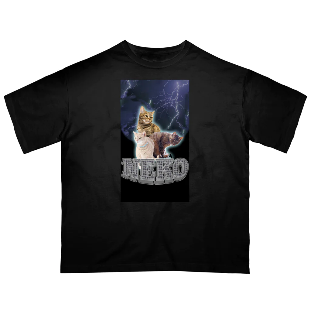 ulan_tokyoのneko Oversized T-Shirt