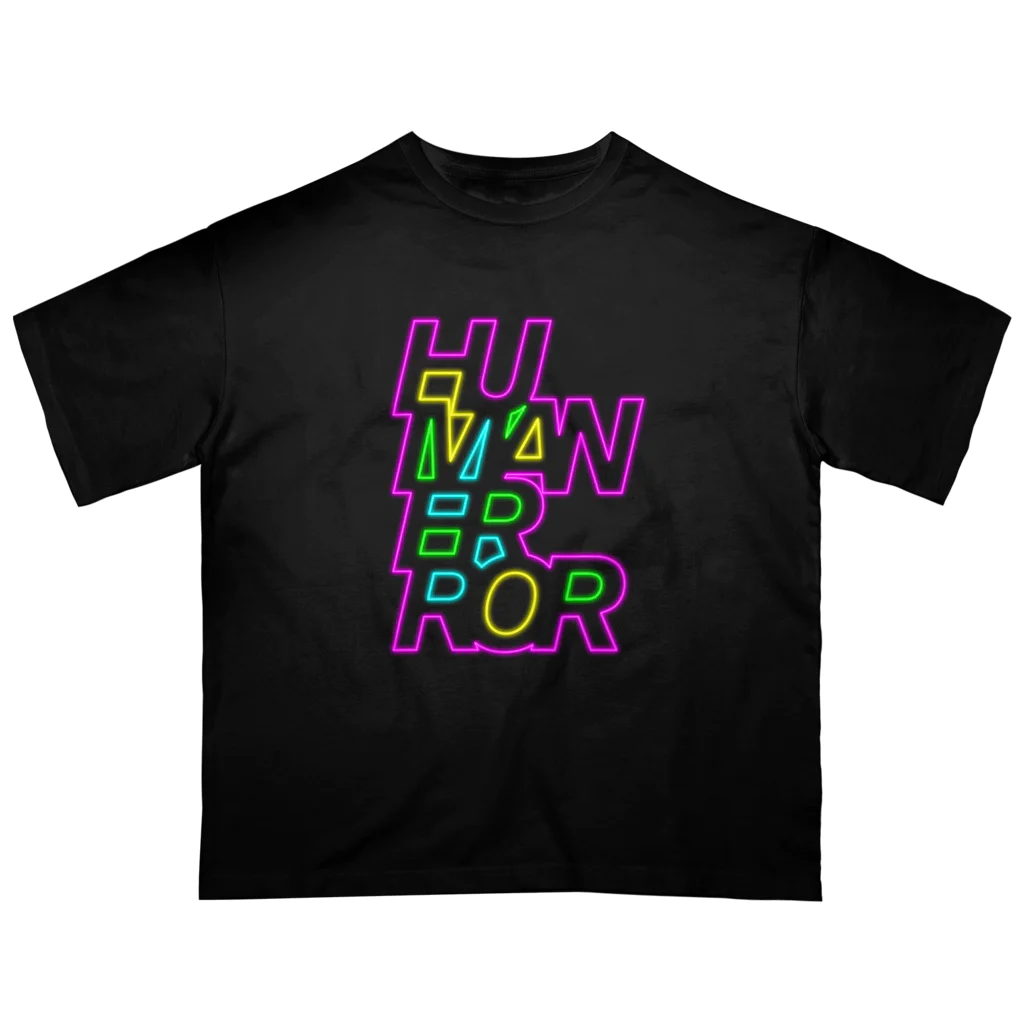HUMANERRORのHUMANERROR_NEON オーバーサイズTシャツ