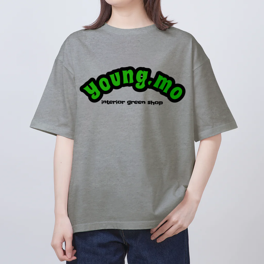 young.moのCOLLEGE LOGO WHITE Oversized T-Shirt