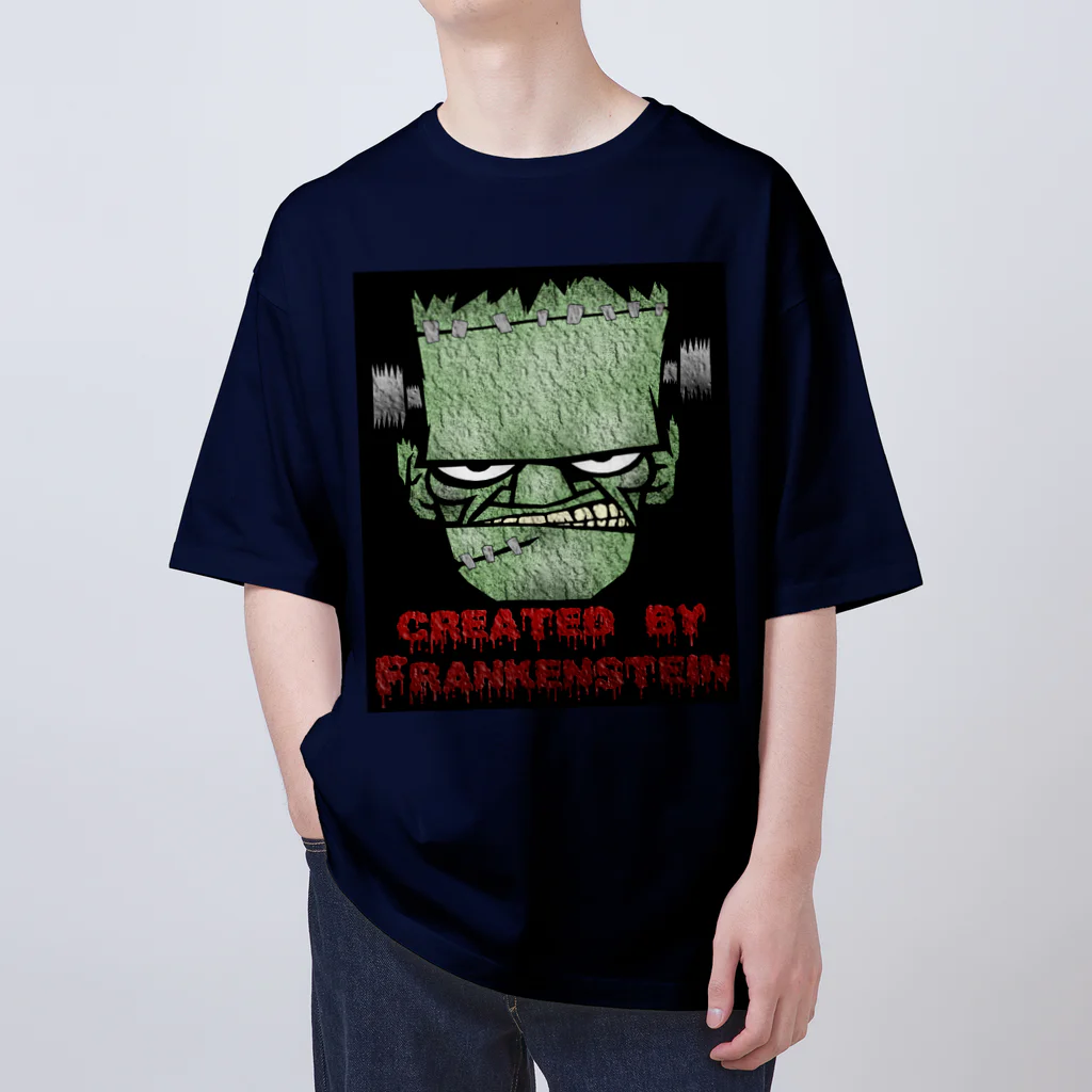 Ａ’ｚｗｏｒｋＳのフランケンシュタイン(GREEN FACE) Oversized T-Shirt