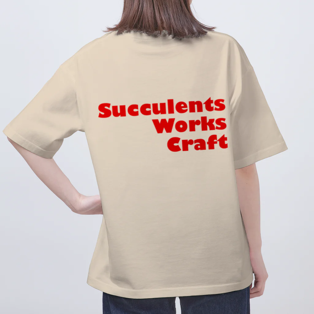 Brrravooo! SucculentsWorksCraftのSWCロゴオーバーサイズT W＆B オーバーサイズTシャツ