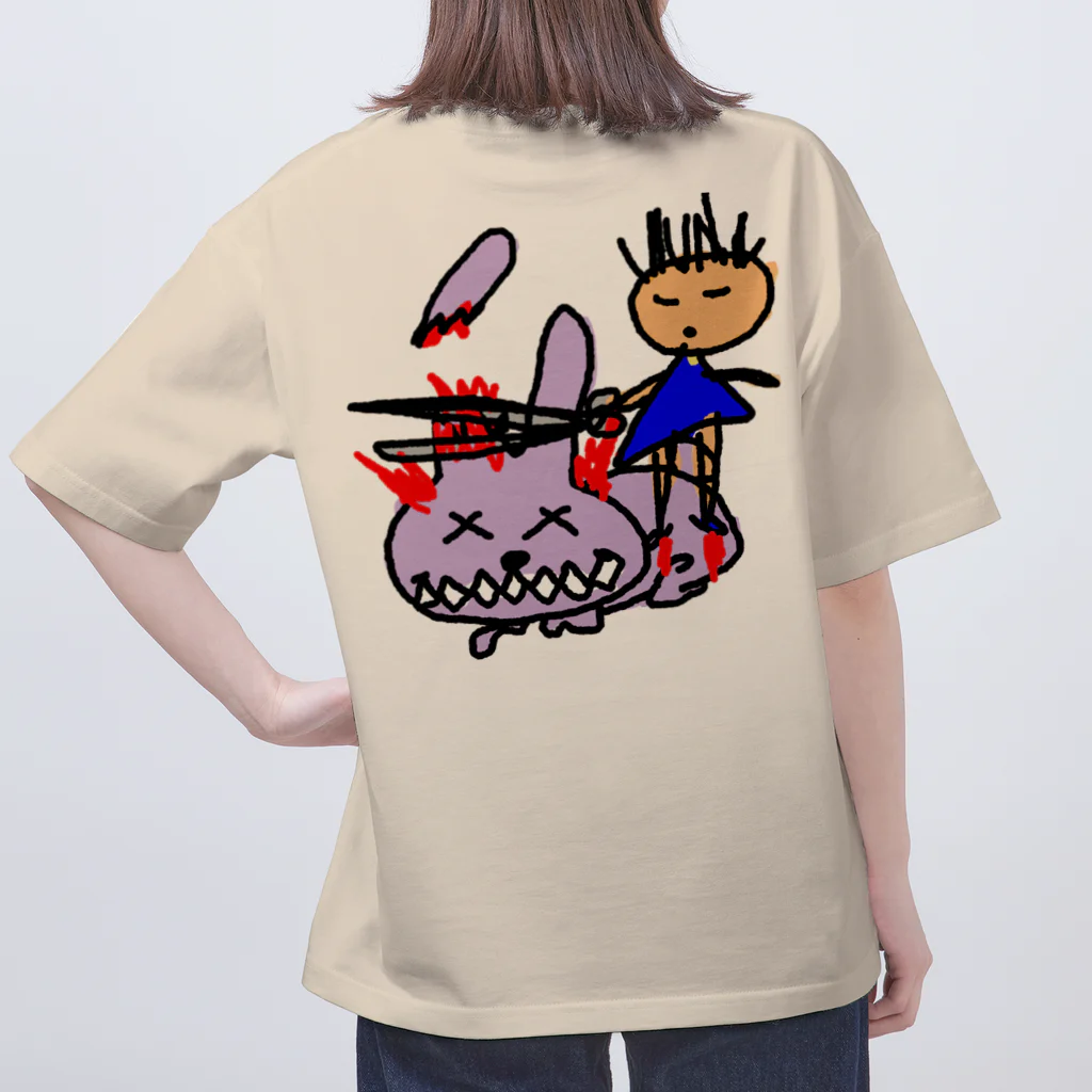 Ａ’ｚｗｏｒｋＳのらくがきRPG モンスター討伐 Oversized T-Shirt