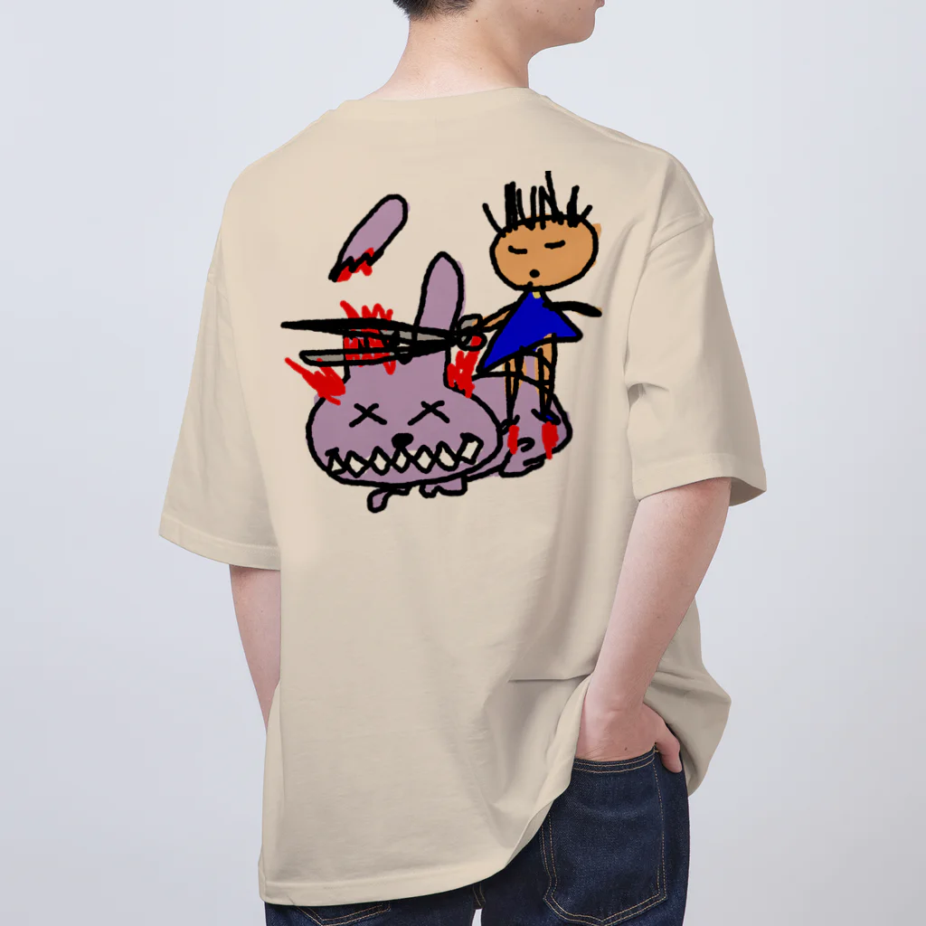 Ａ’ｚｗｏｒｋＳのらくがきRPG モンスター討伐 Oversized T-Shirt