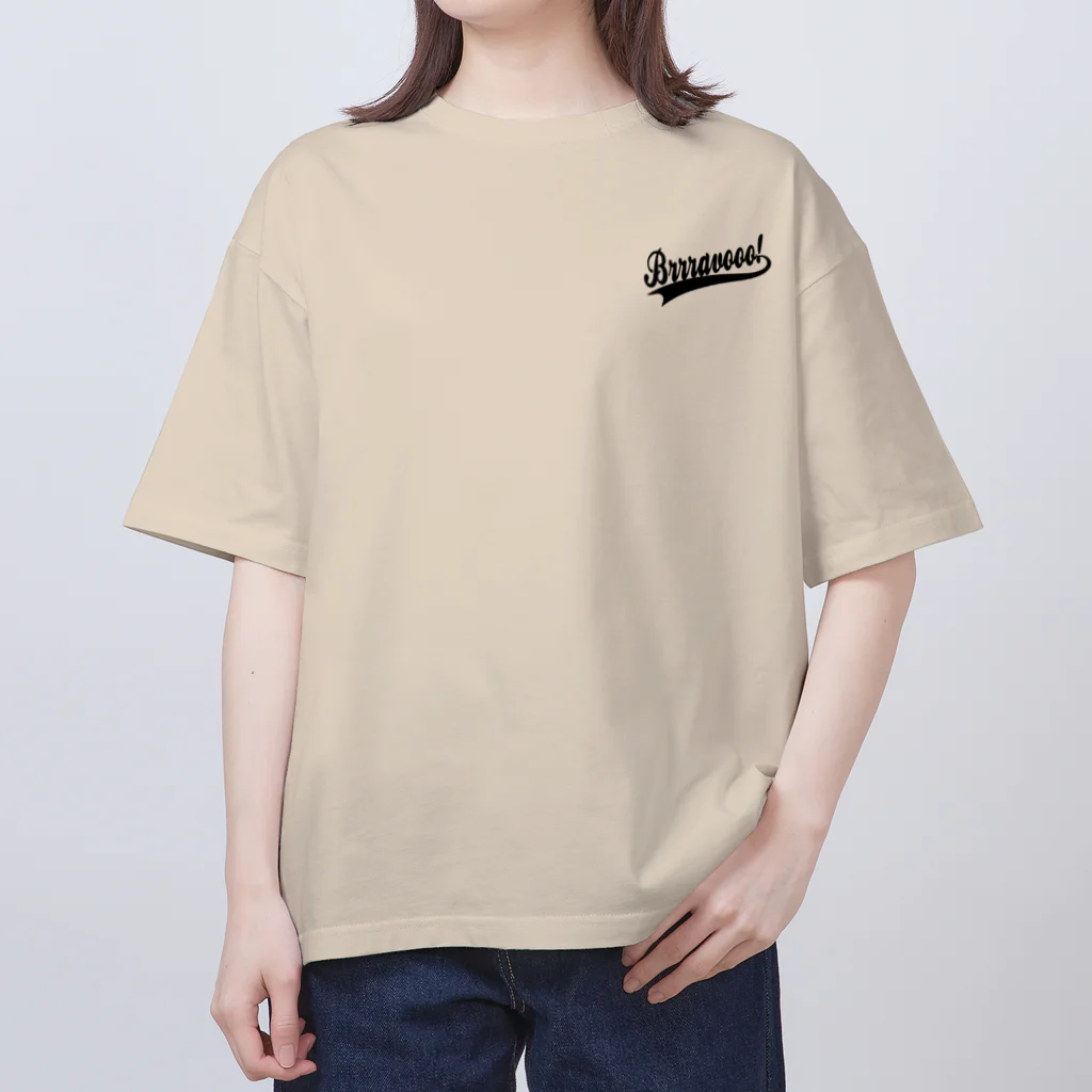 Brrravooo! SucculentsWorksCraftのSWCロゴオーバーサイズT W＆B Oversized T-Shirt