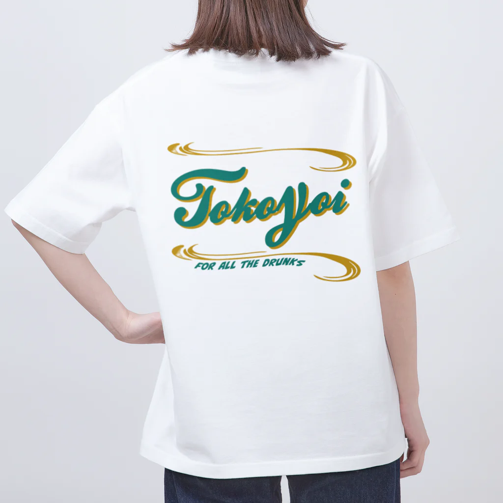 常酔（とこよい-TOKOYOI）のTOKOYOI文字ロゴTシャツ オーバーサイズTシャツ