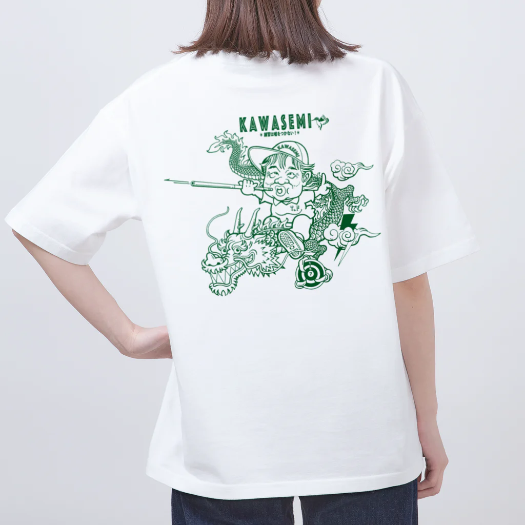 似顔絵 オーダーメイド展開／たんねん工房の福井さん／ご依頼デザイン Oversized T-Shirt