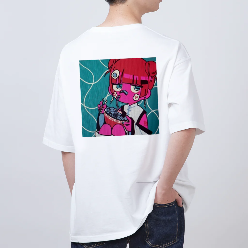 メスガキ製作所のらめんちゅるりらメスガキ Oversized T-Shirt