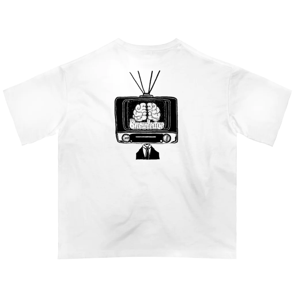 knowledgeのKnowledge television item Oversized T-Shirt