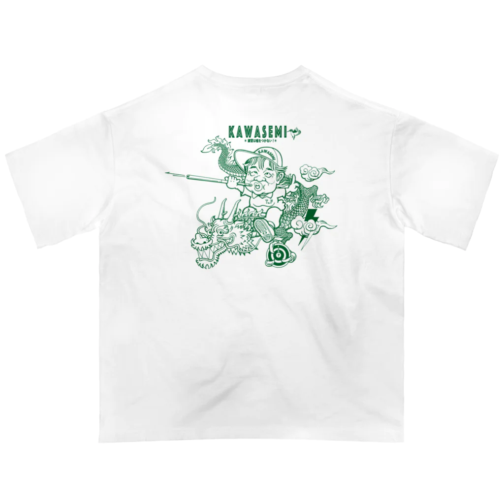 似顔絵 オーダーメイド展開／たんねん工房の福井さん／ご依頼デザイン Oversized T-Shirt