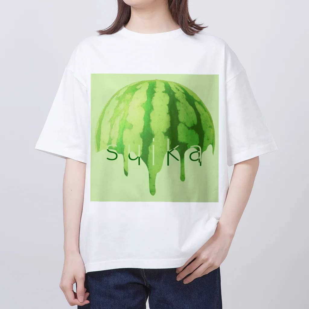 スマイルスタイルのとろけるsuika🍉 Oversized T-Shirt