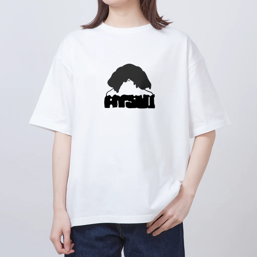 ラムネうまいのあついぬ　オーバーサイズTシャツ Oversized T-Shirt