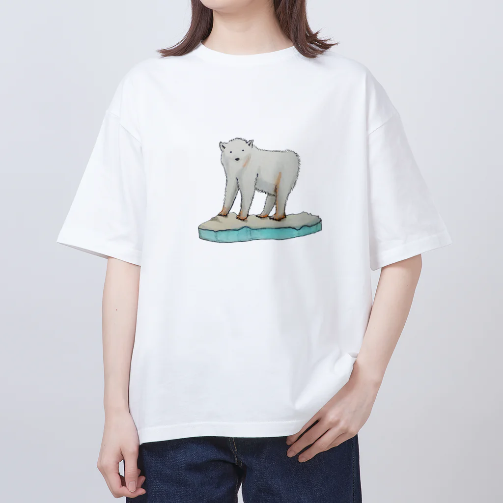 いもびよりのしろくまさん オーバーサイズTシャツ