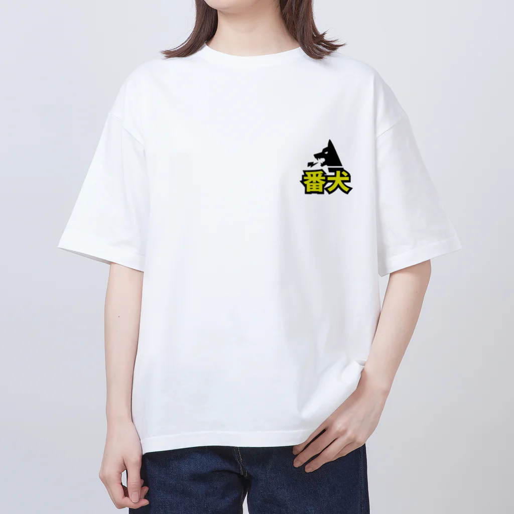 with-momoの【両面】ももの草まつり（番犬） オーバーサイズTシャツ