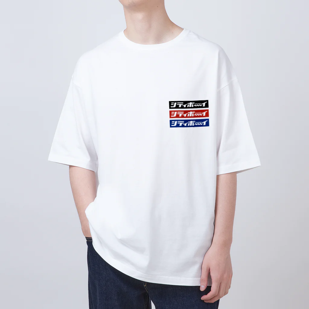 ÿøshihirøのCITY BOY ロゴ3連シリーズ オーバーサイズTシャツ