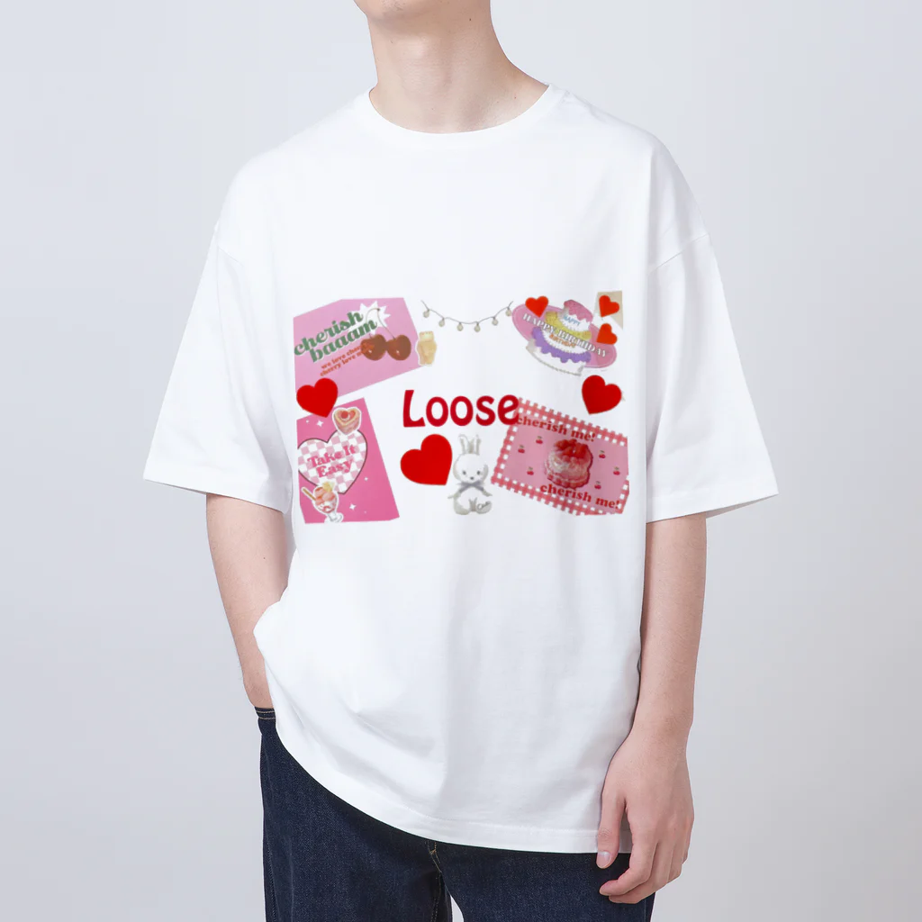 Looseの充血looseちゃん オーバーサイズTシャツ