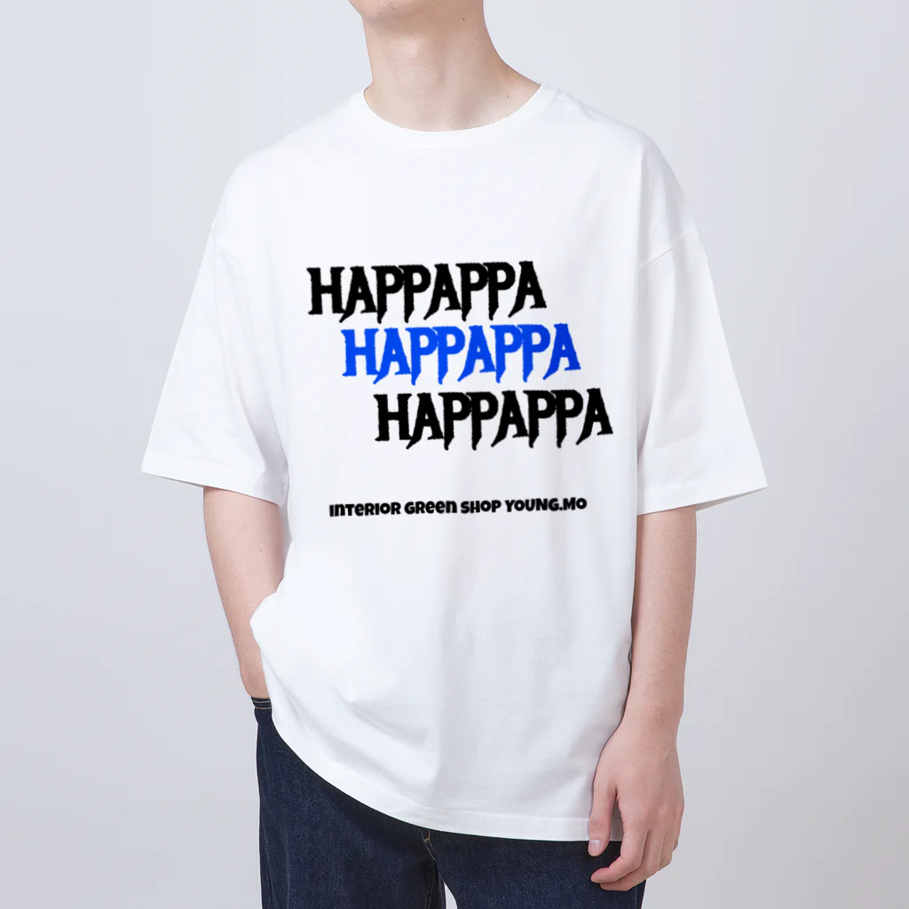 young.moのHAPPAPPA WHITE Oversized T-Shirt