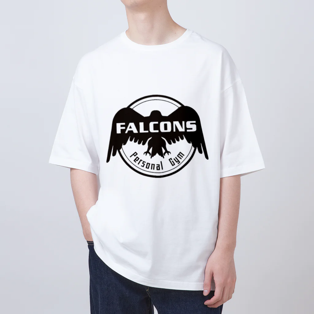 Personal Gym FALCONSのチームFALCONSブラック オーバーサイズTシャツ