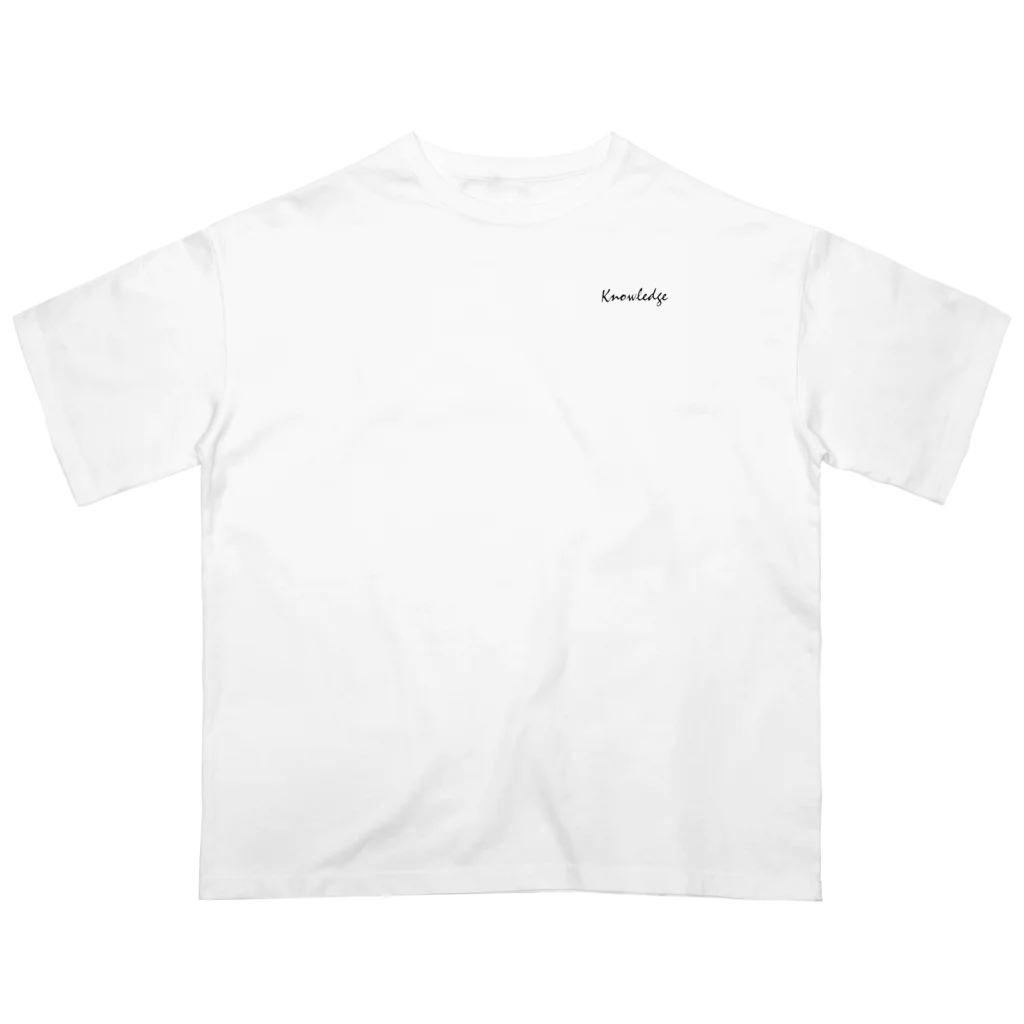 knowledgeのKnowledge television item Oversized T-Shirt