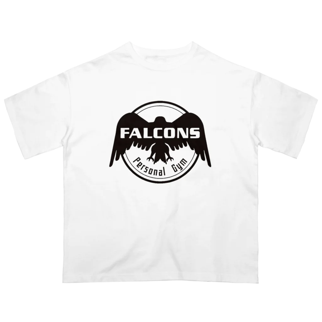 Personal Gym FALCONSのチームFALCONSブラック オーバーサイズTシャツ