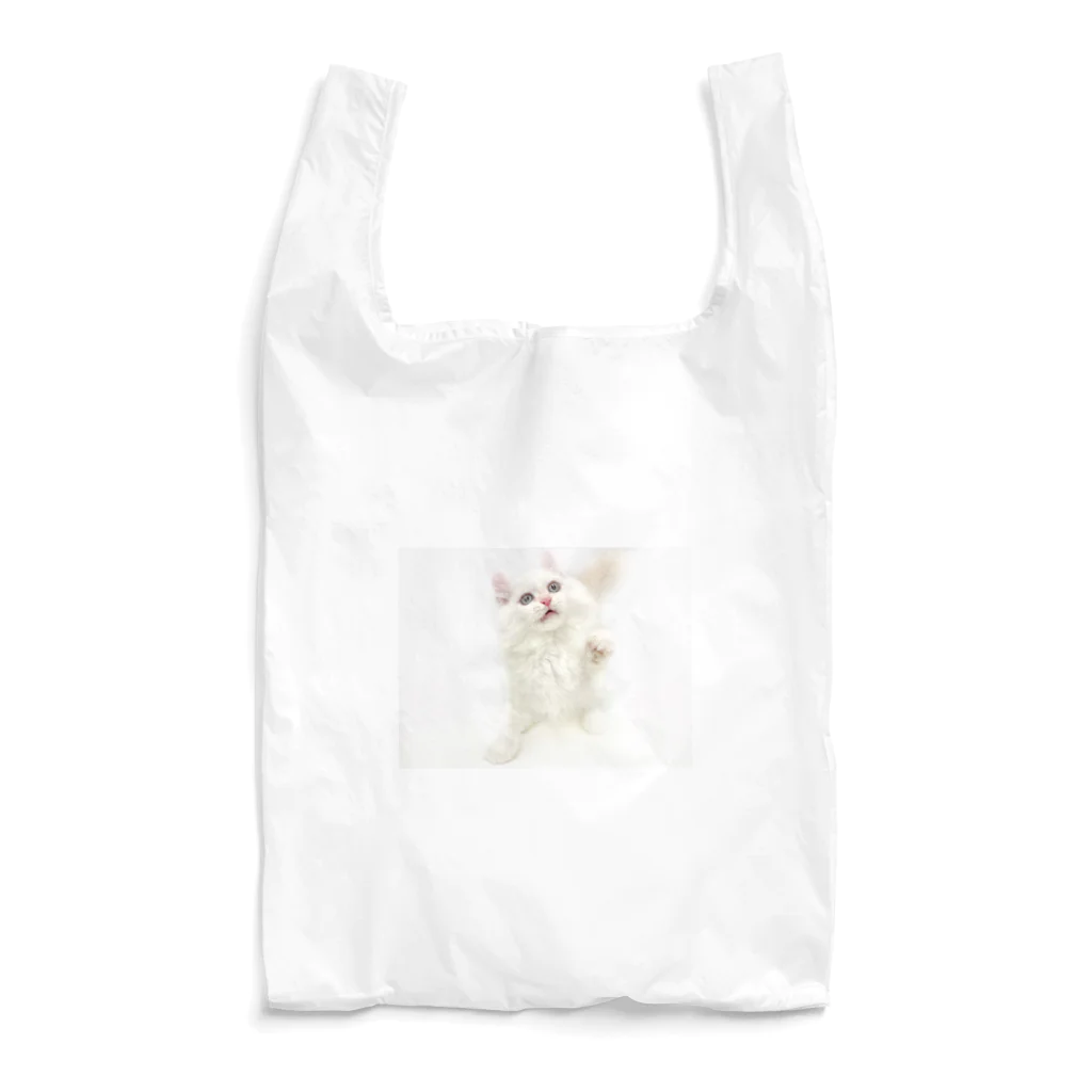 Milkoftheguineapigの白猫 Reusable Bag