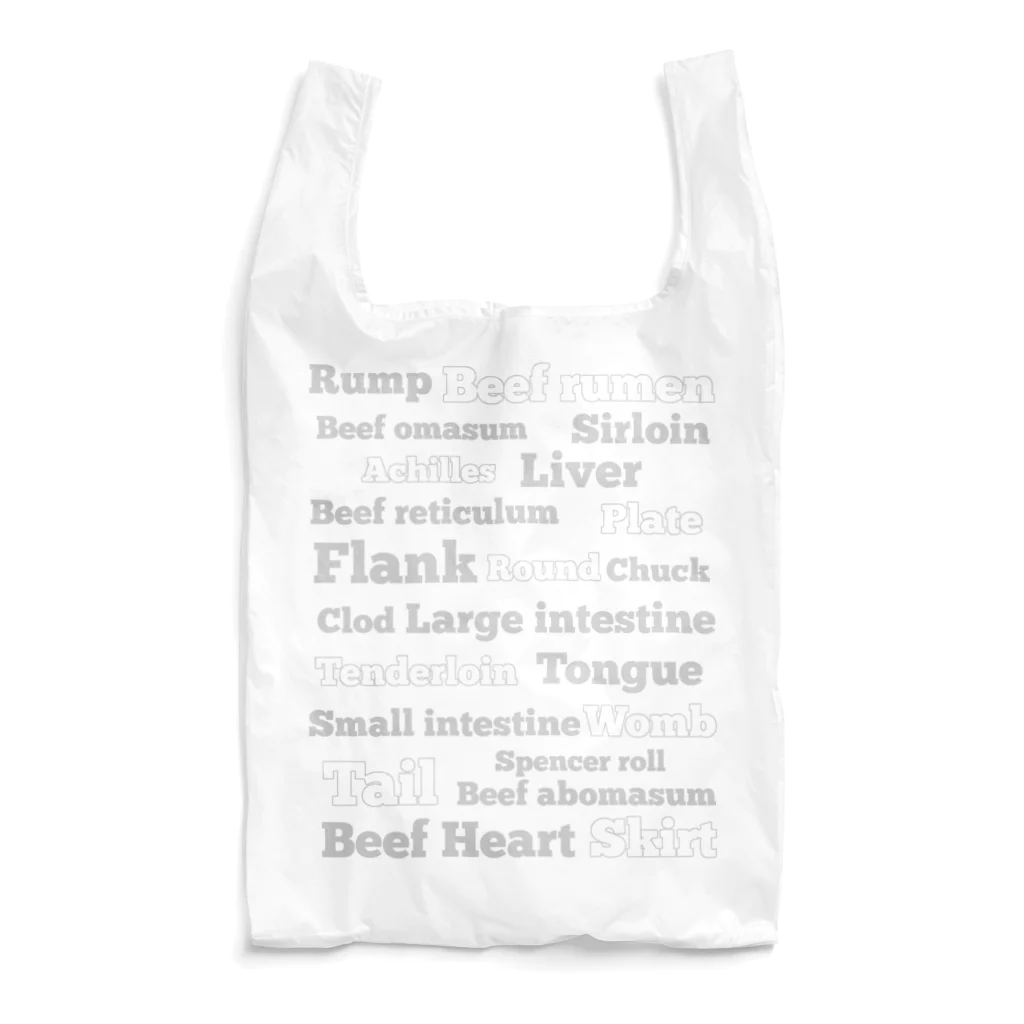 Mrs.Bean/ミセスビーンの牛肉の部位 Reusable Bag