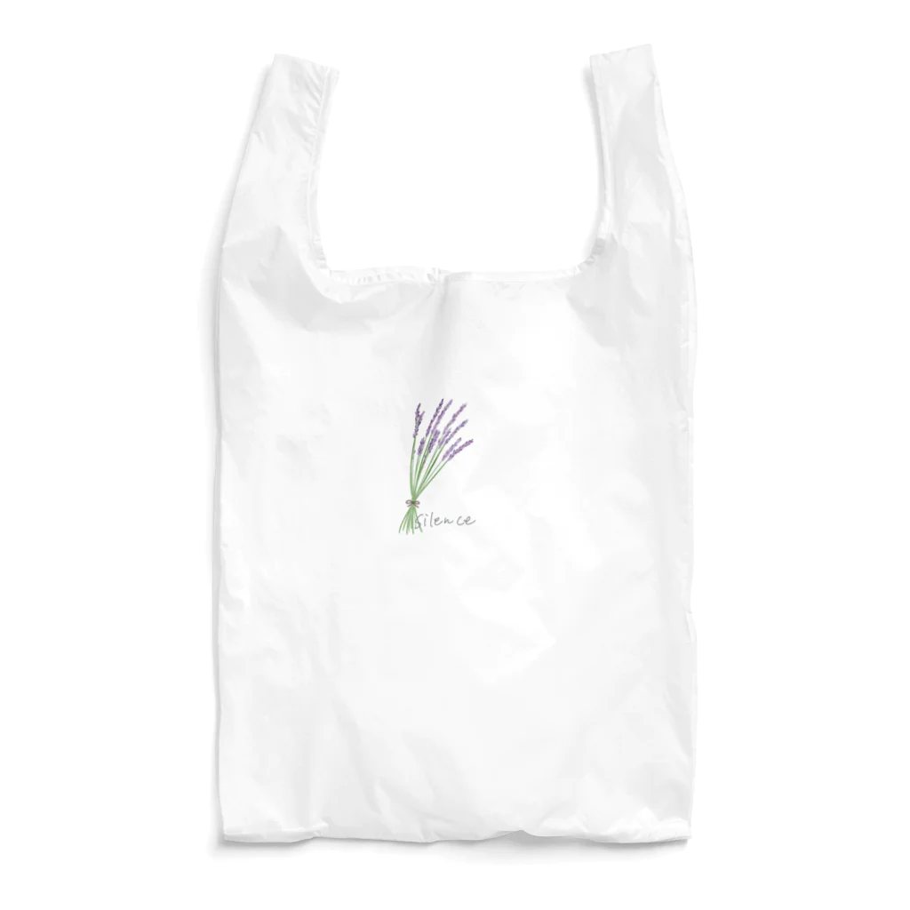 Rakugakinokoのラベンダー silence Reusable Bag